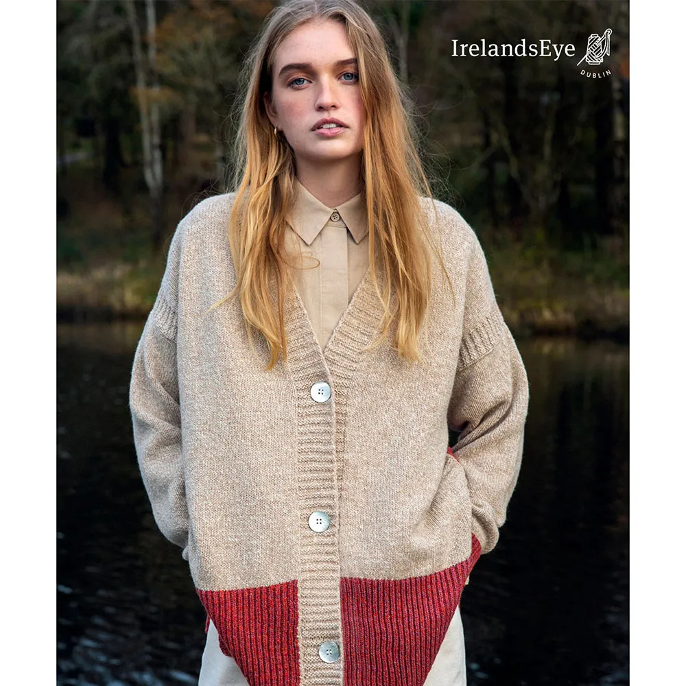 Hawthorn -  Colour Contrast Cardigan