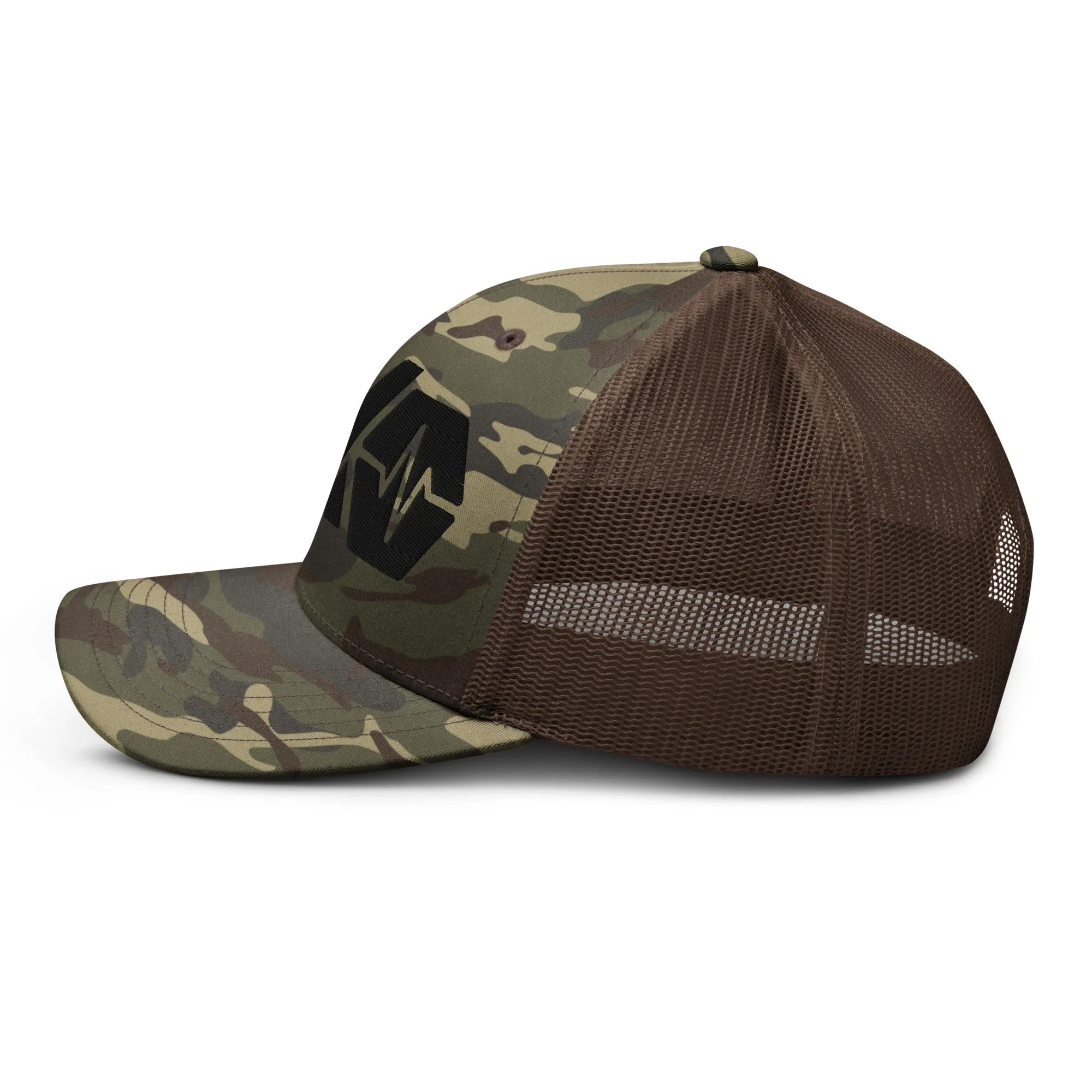 HEX PulseX and PulseChain Camouflage Trucker Hat (Embroidered)