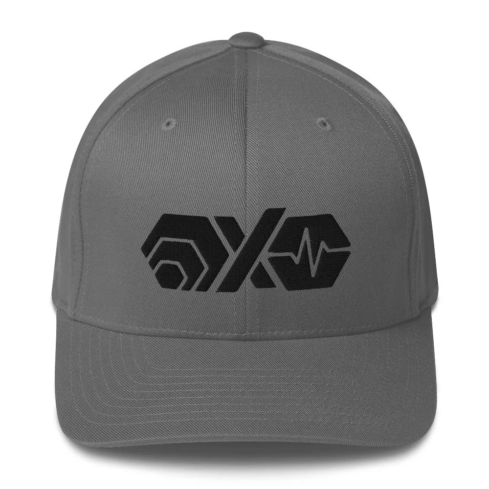 HEX PulseX PulseChain Structured Twill Cap - Flexfit