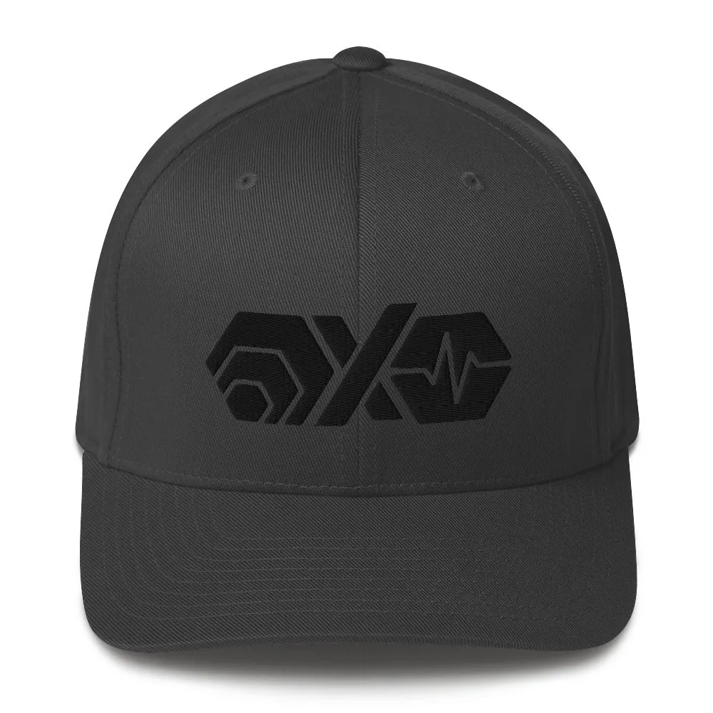 HEX PulseX PulseChain Structured Twill Cap - Flexfit