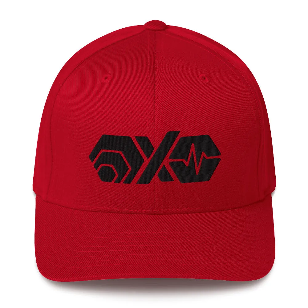 HEX PulseX PulseChain Structured Twill Cap - Flexfit