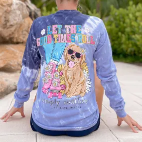 'Let The Good Times Roll' Tie Dye Long Sleeve Tee by Simply Southern