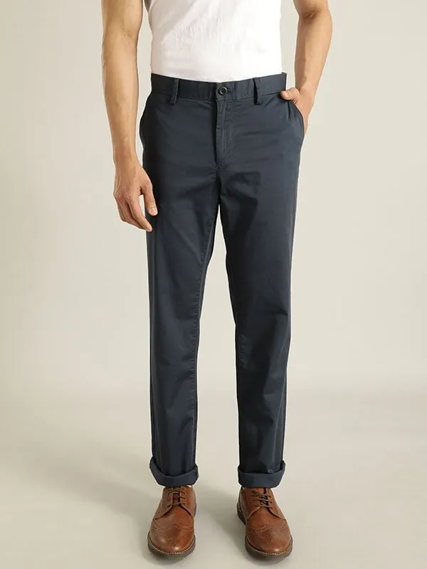 Men Kansas Fit Cotton Stretch Trouser