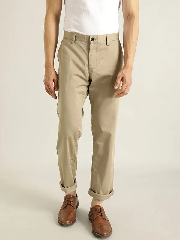 Men Kansas Fit Cotton Stretch Trouser