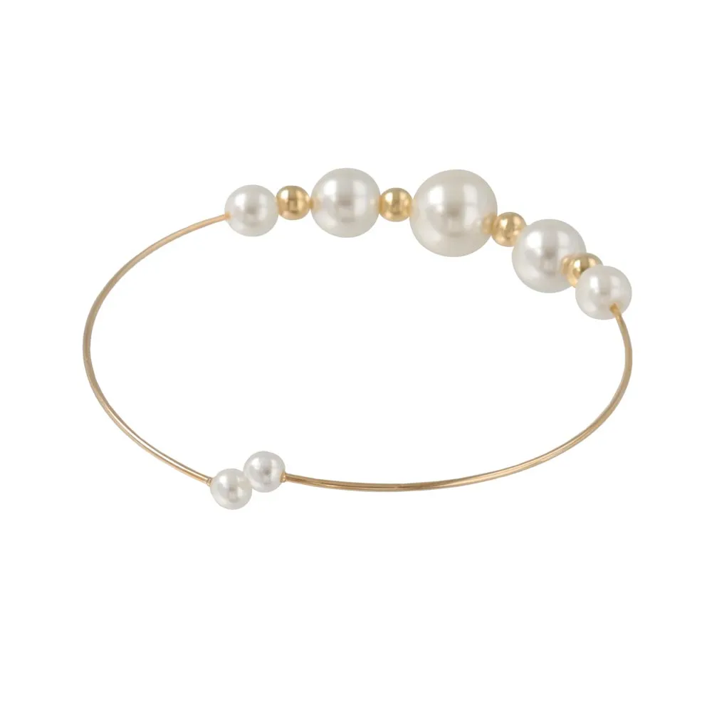 Multiple Pearl Bangle