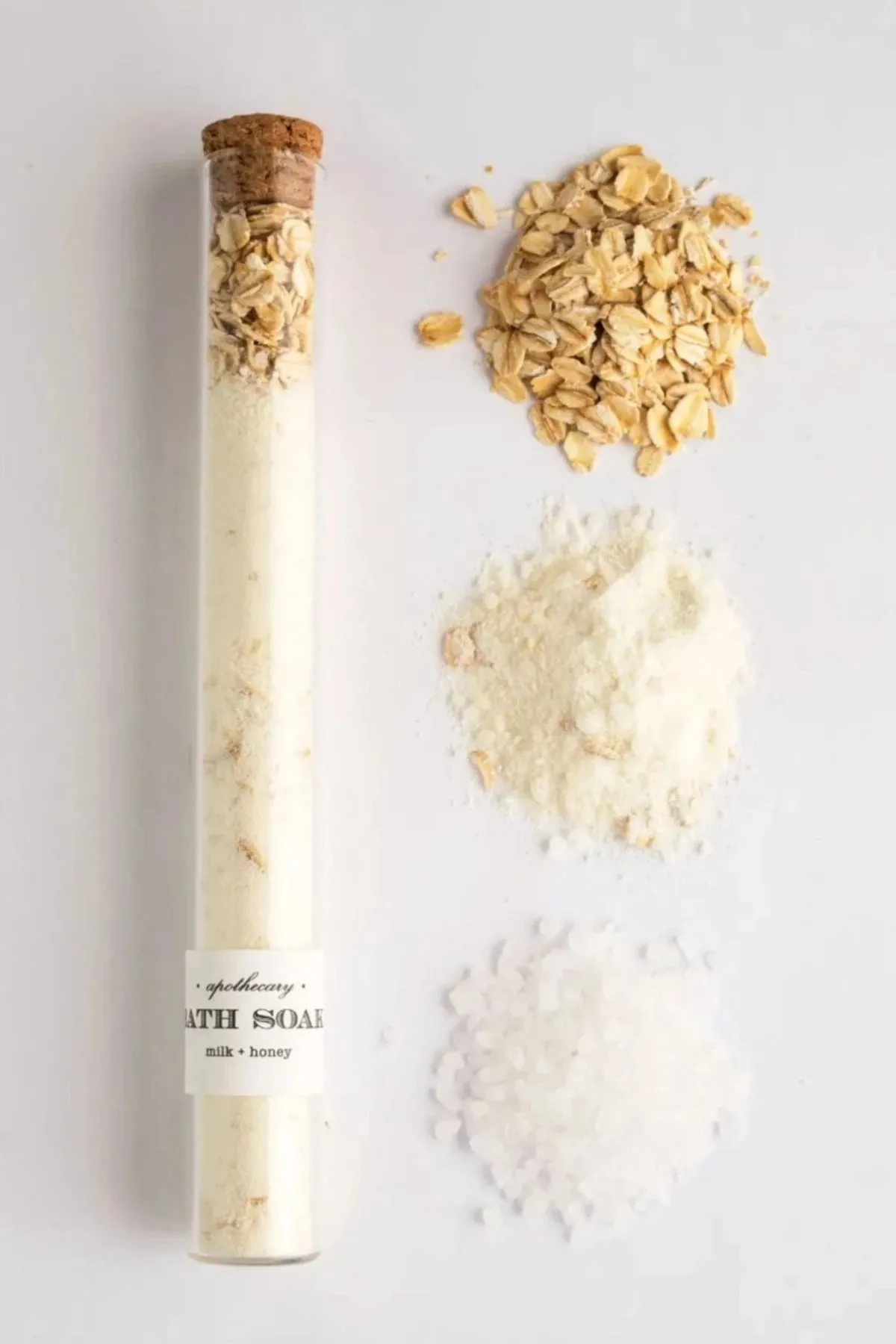 Nectar Republic - Bath Salts Soak Tube 2 oz - Milk   Honey