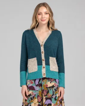 Poet Cardigan - Blue / Aqua