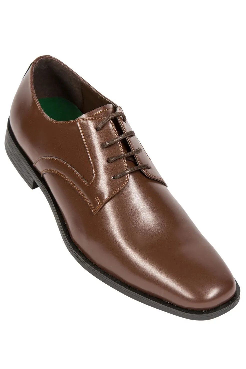 "Baltimore" Maple Brown Frederico Leone Tuxedo Shoes