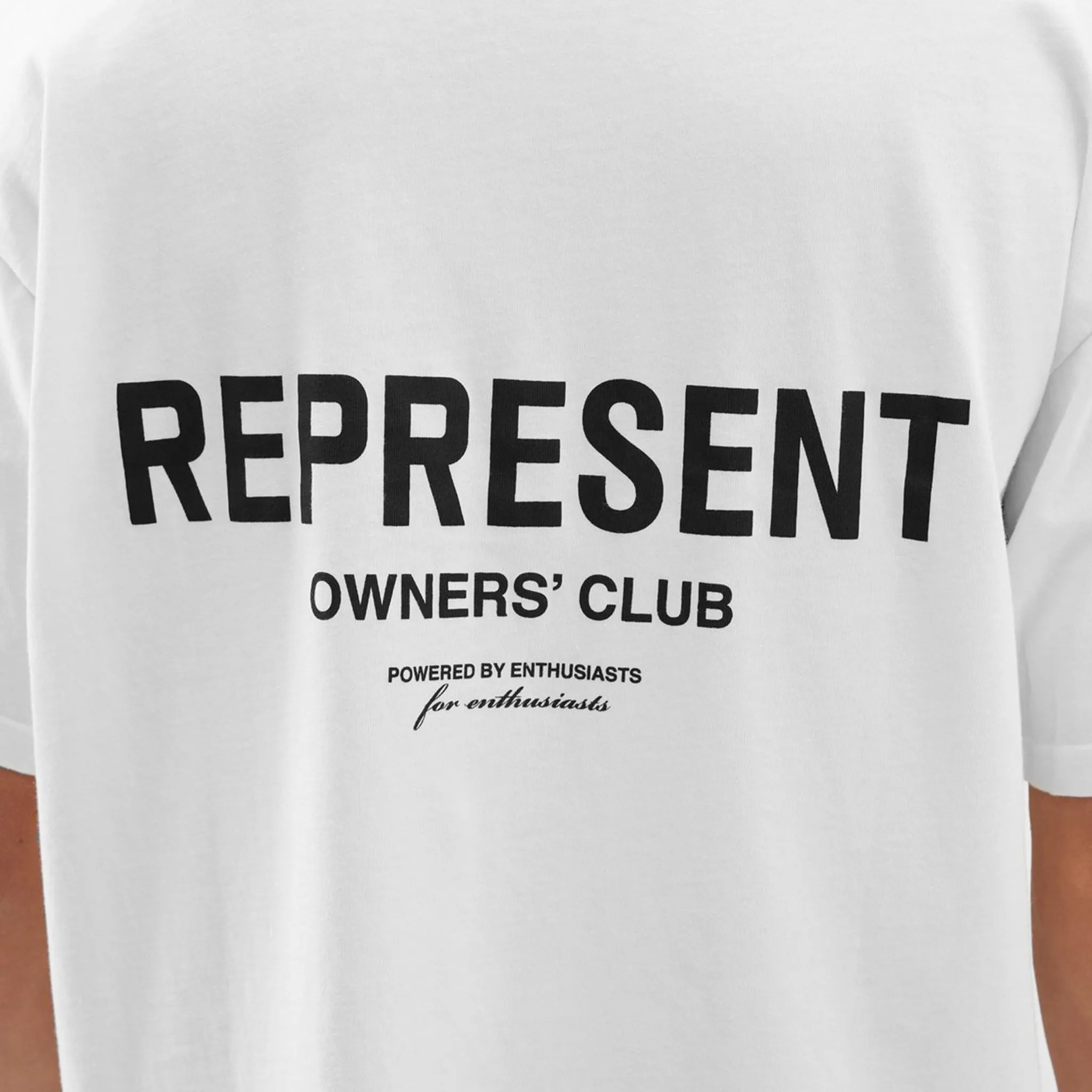 Represent Owners Club Flat White T Shirt