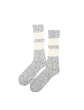 Rototo Retro Winter Outdoor Socks Gray / White