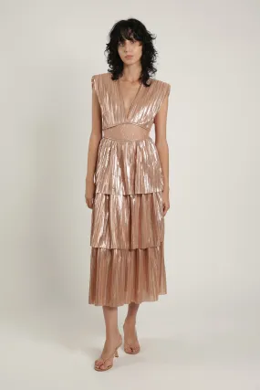 SABINA MUSAYEV Davina Dress - Rose Gold