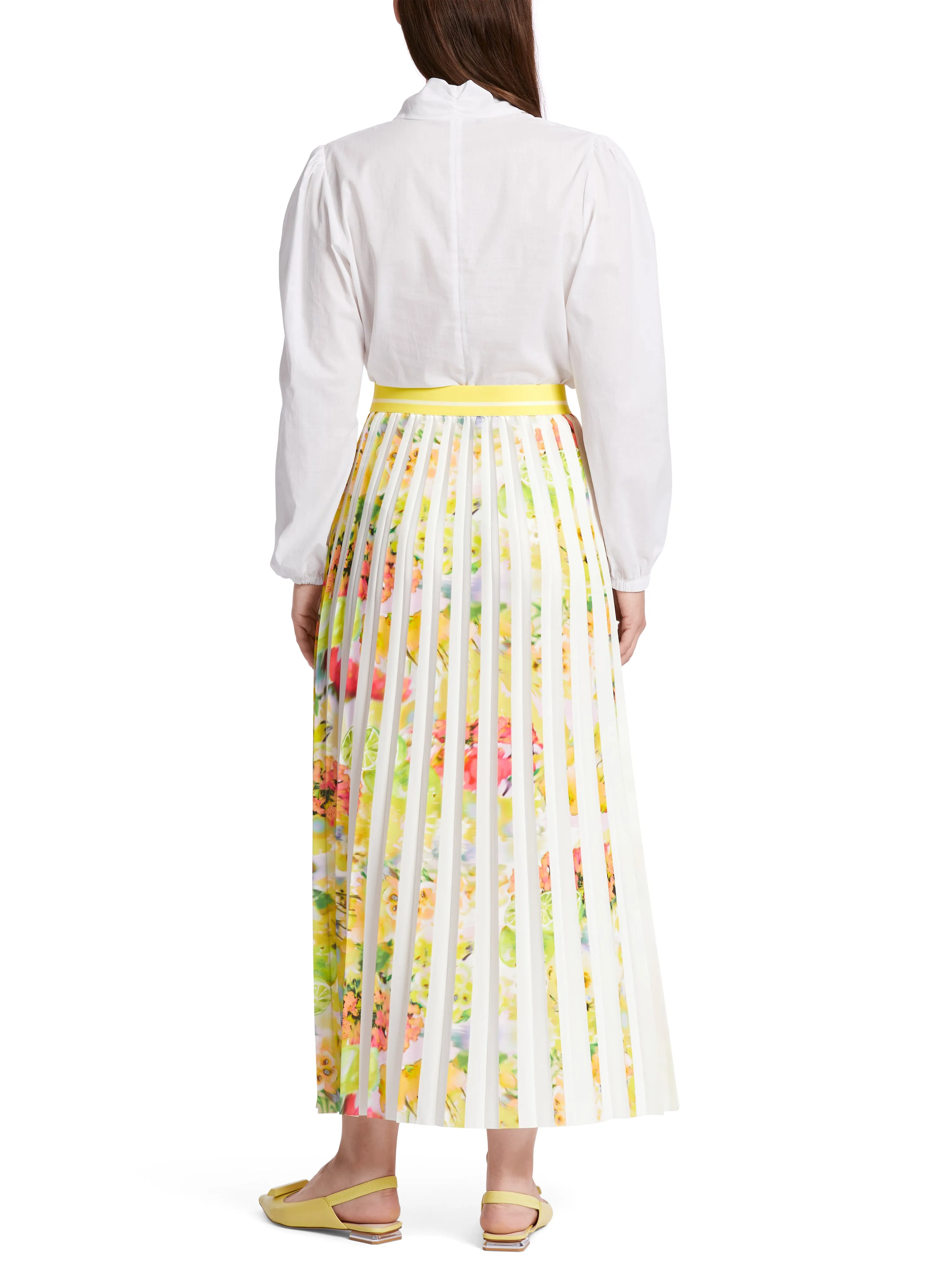 Skirt - White/Floral