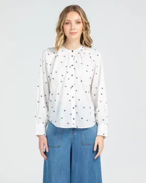 Starry Night Shirt - Blue/White