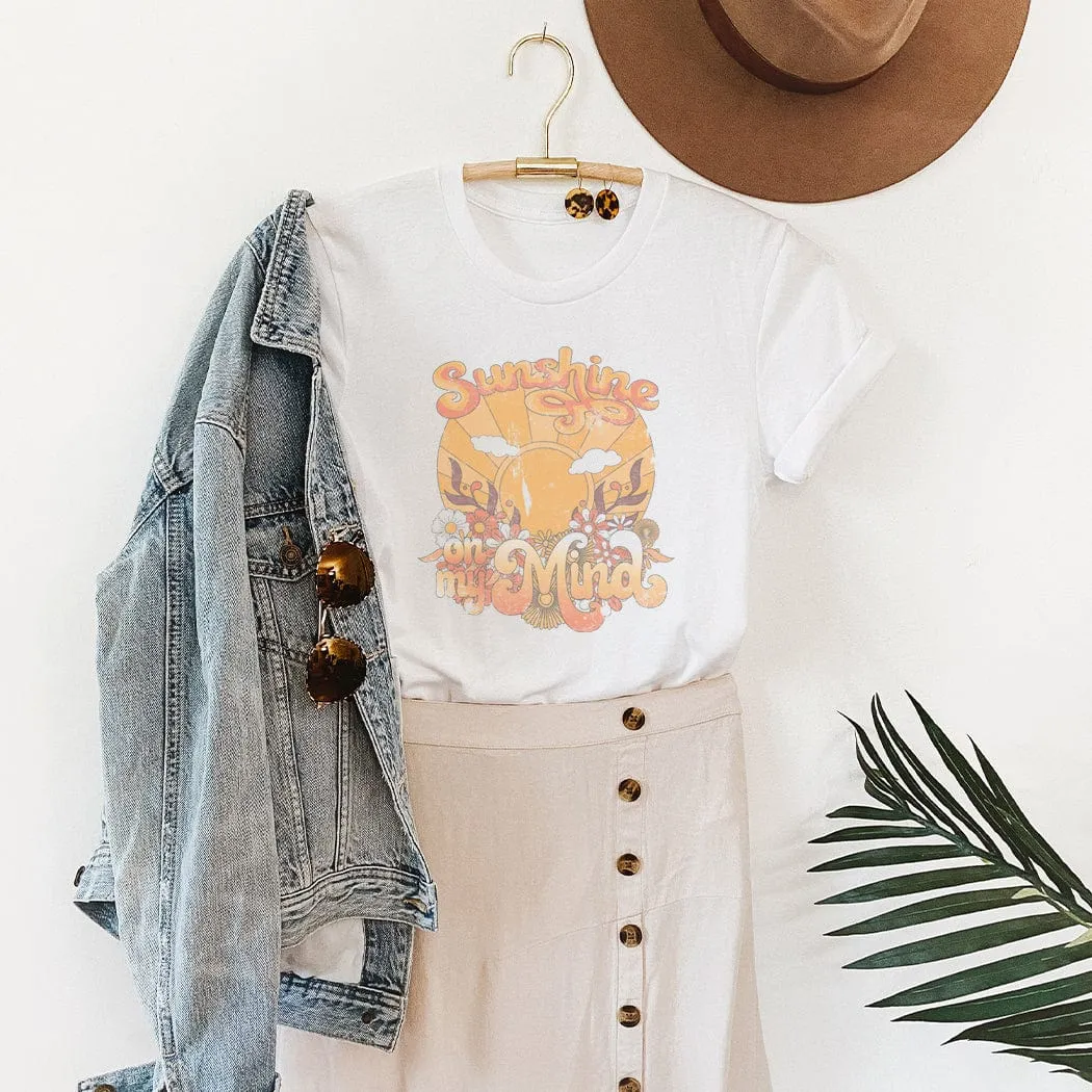 Sunshine On My Mind Summer Graphic T-Shirt - SU141