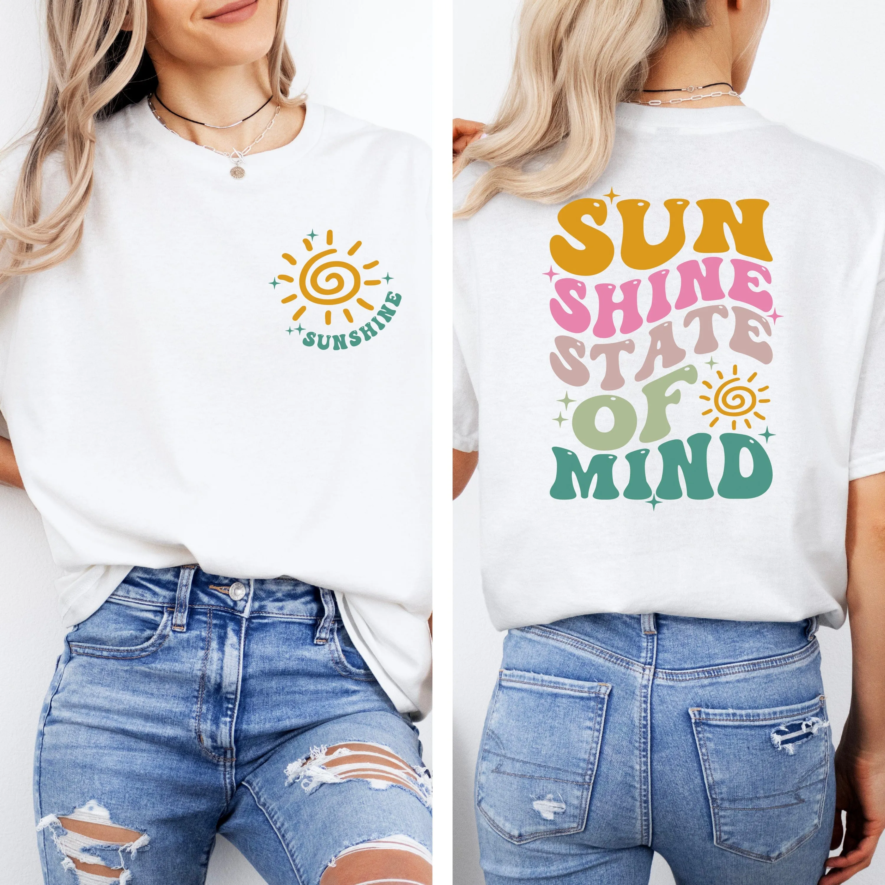 Sunshine State Summer Graphic T-Shirt - SU312