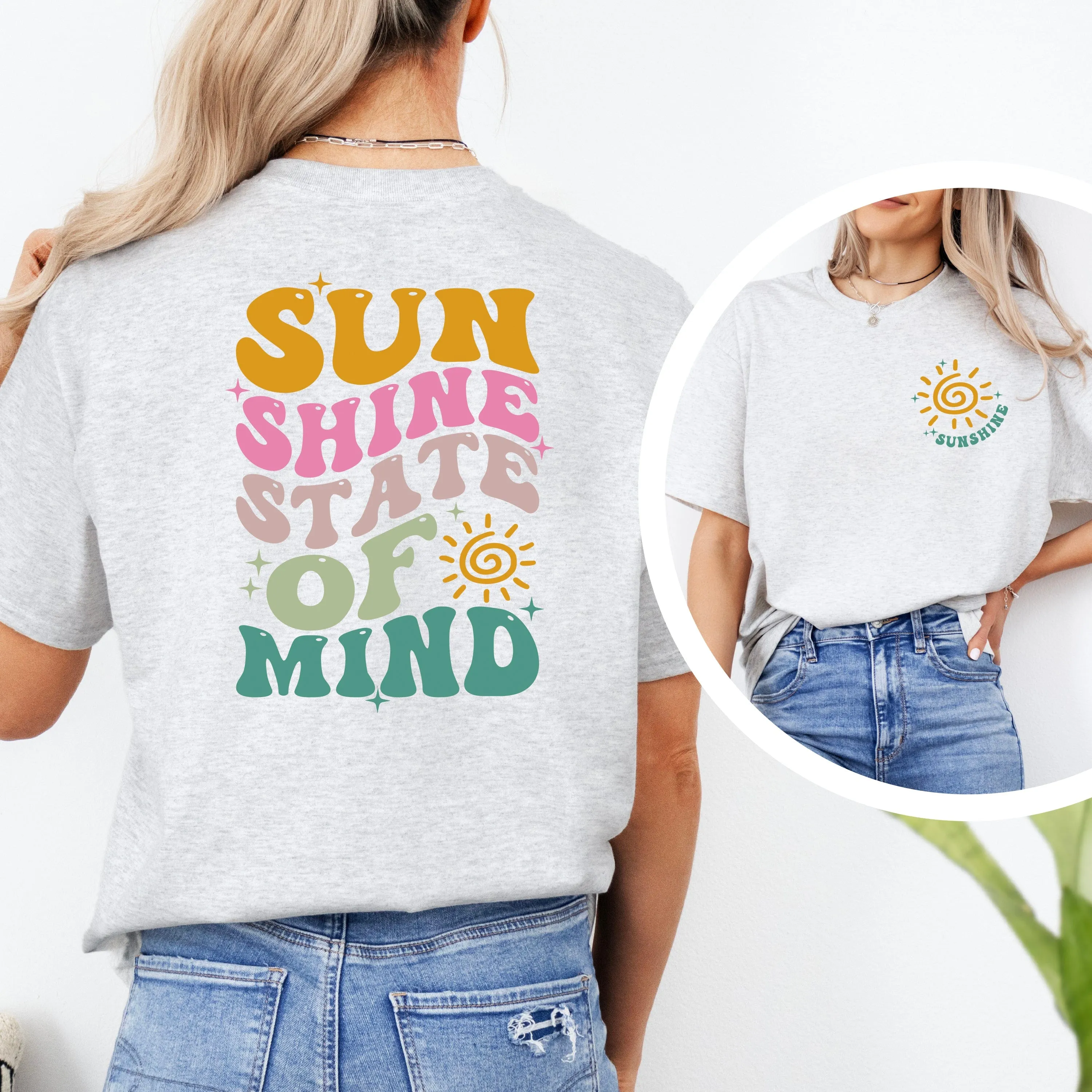 Sunshine State Summer Graphic T-Shirt - SU312