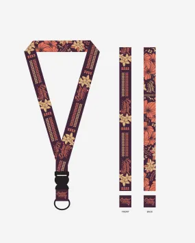 THE TROPIC GETAWAY Purple Lanyard