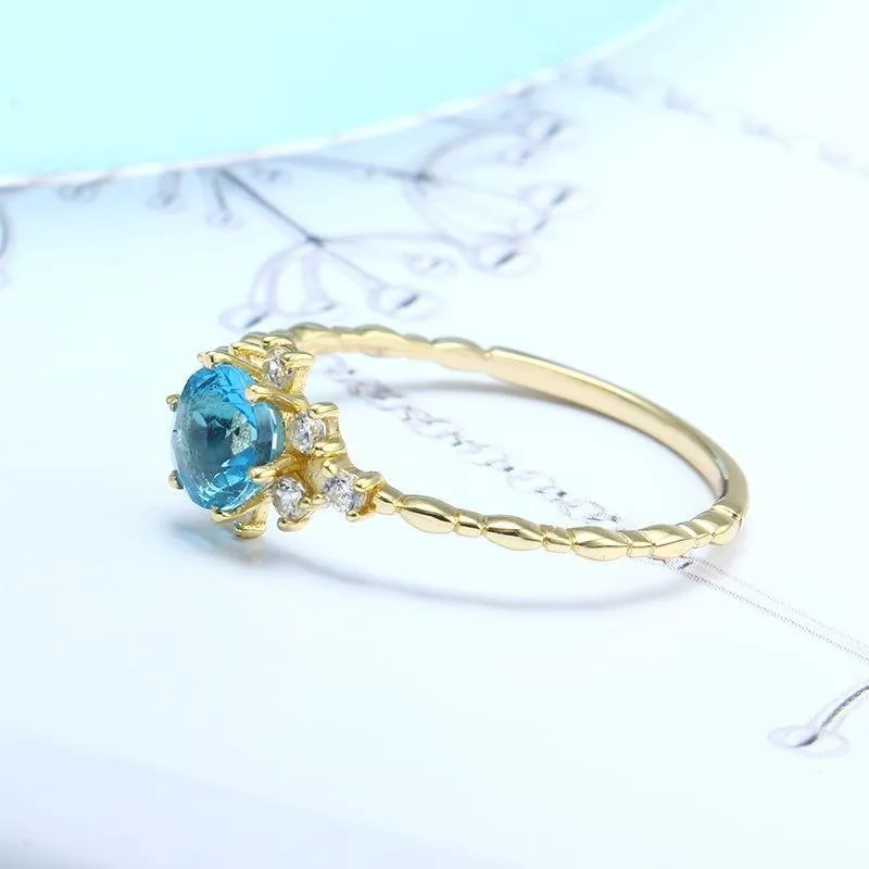 Topaz Vintage Stacking Ring