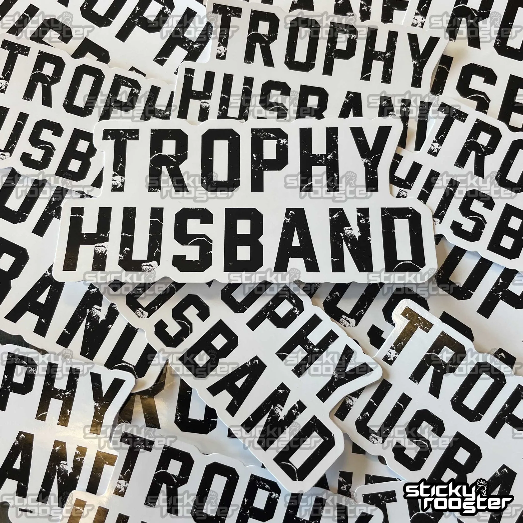 Trophy Husband sticker