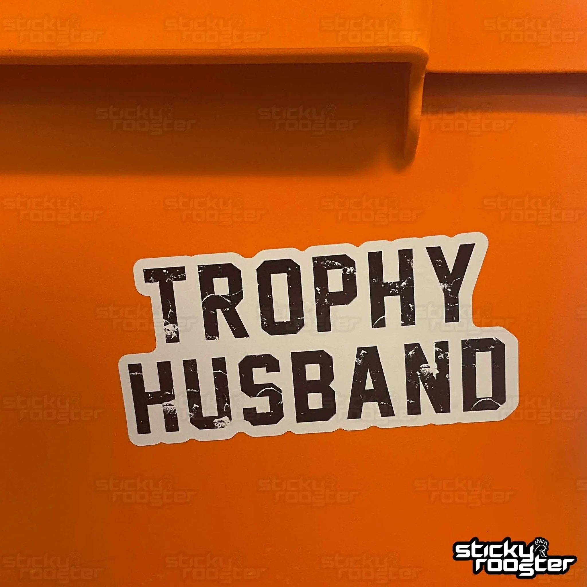 Trophy Husband sticker