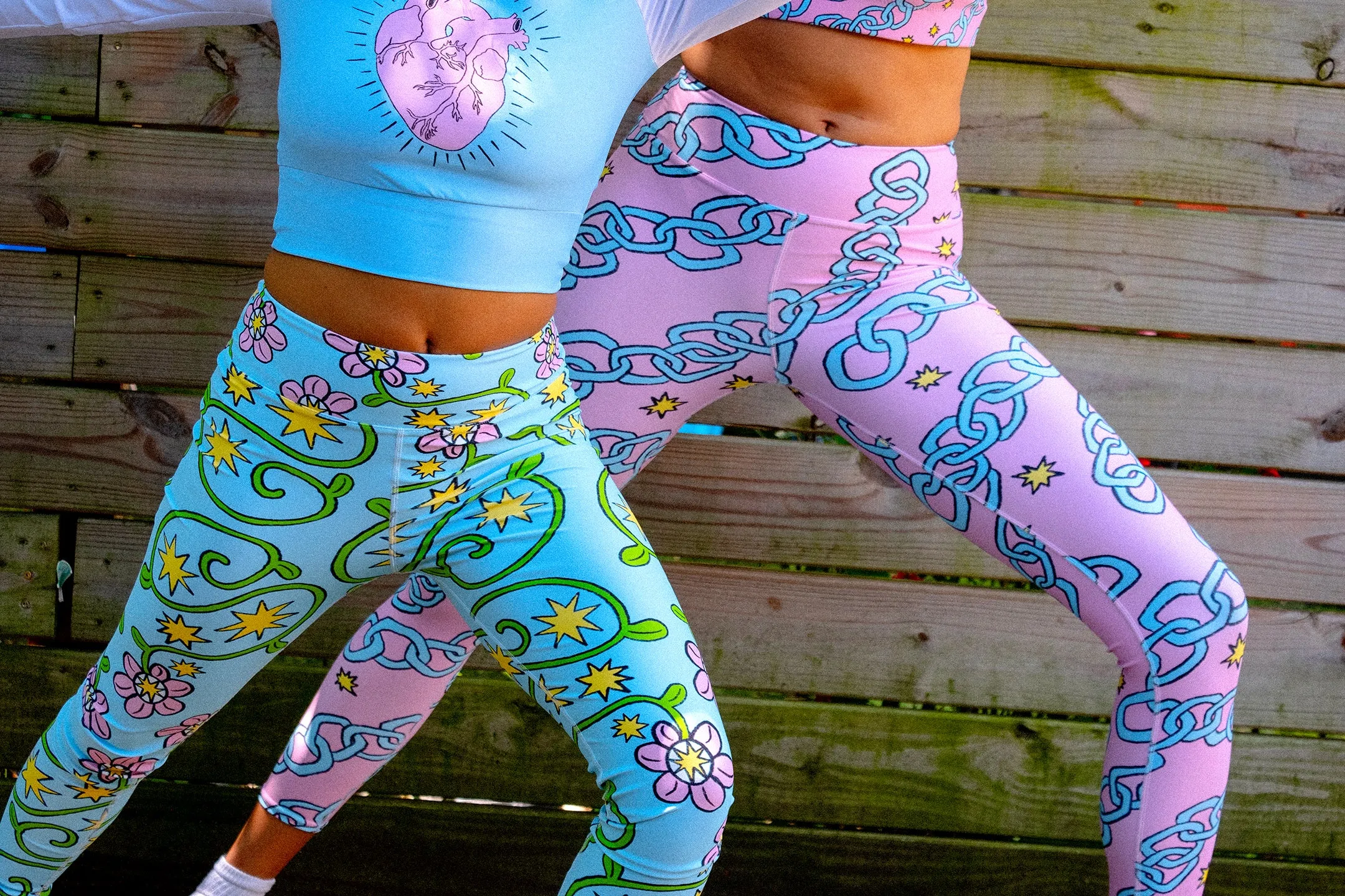 UB x SOFTPRINTS Flower Leggings (XS-XL)