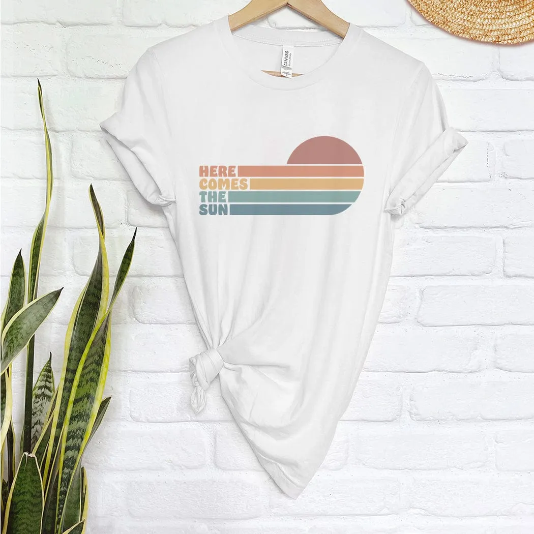 Vintage Here Comes Sun Graphic T-Shirt - SU172