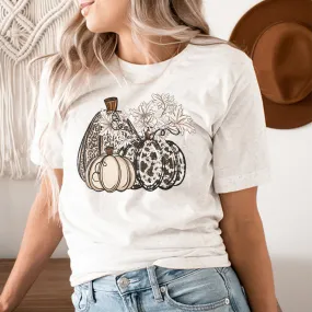 Western Pumpkins Fall Graphic T-Shirt - FA311