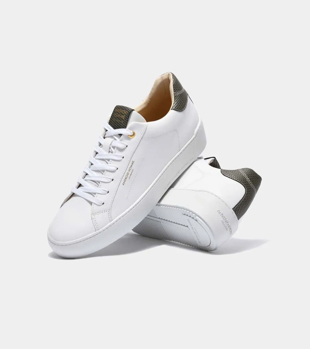 Zuma | White Leather Gold Carbon Fibre AHP211-38